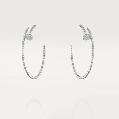 [Star Jewelry]JUSTE EARRINGS FULL DIAMONDS 1.8MM