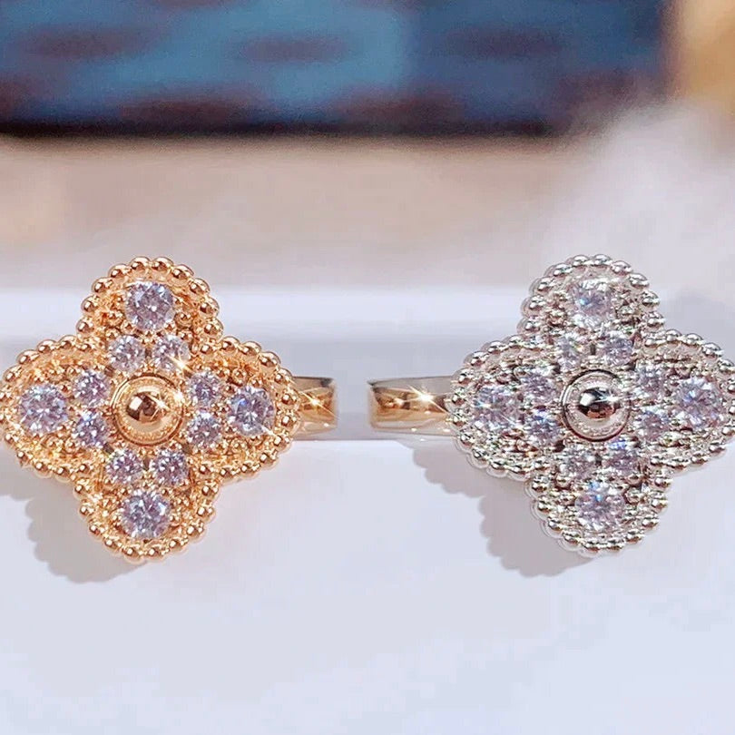 [Star Jewelry]CLOVER DIAMOND RING