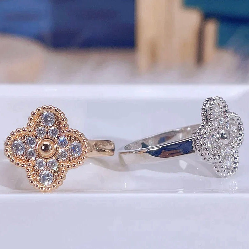 [Star Jewelry]CLOVER DIAMOND RING