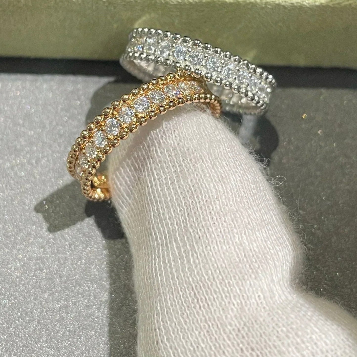 [Star Jewelry]PERLEE DIAMOND ROSE GOLD RING