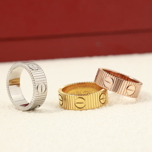 [Star Jewelry] 2025 NEW LOVE RING BRUSHED STYLE