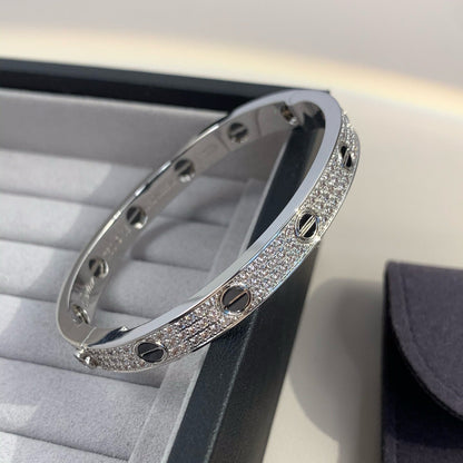 [Star Jewelry]LOVE BRACELET 6.1MM DIAMOND-PAVED CERAMIC