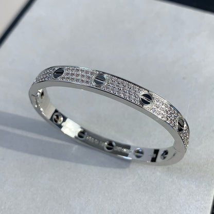 [Star Jewelry]LOVE BRACELET 6.1MM DIAMOND-PAVED CERAMIC
