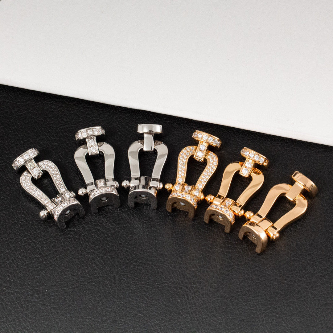 [Star Jewelry]FORCE LARGE HORSESHOE HALF DIAMOND BRACELET ROSE GOLD