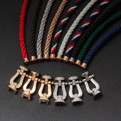 [Star Jewelry]FORCE LARGE HORSESHOE FULL DIAMOND BRACELET GOLD