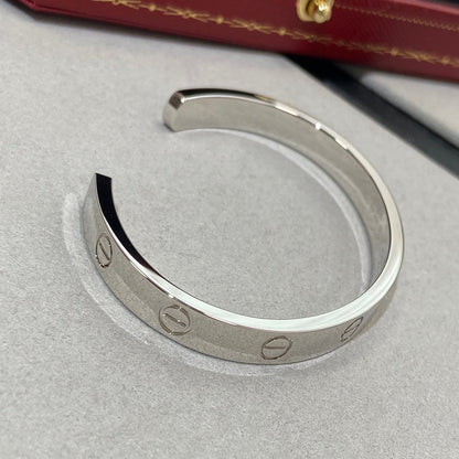 [Star Jewelry]LOVE BRACELET 6.1MM 1 DIAMOND OPEN CUFF