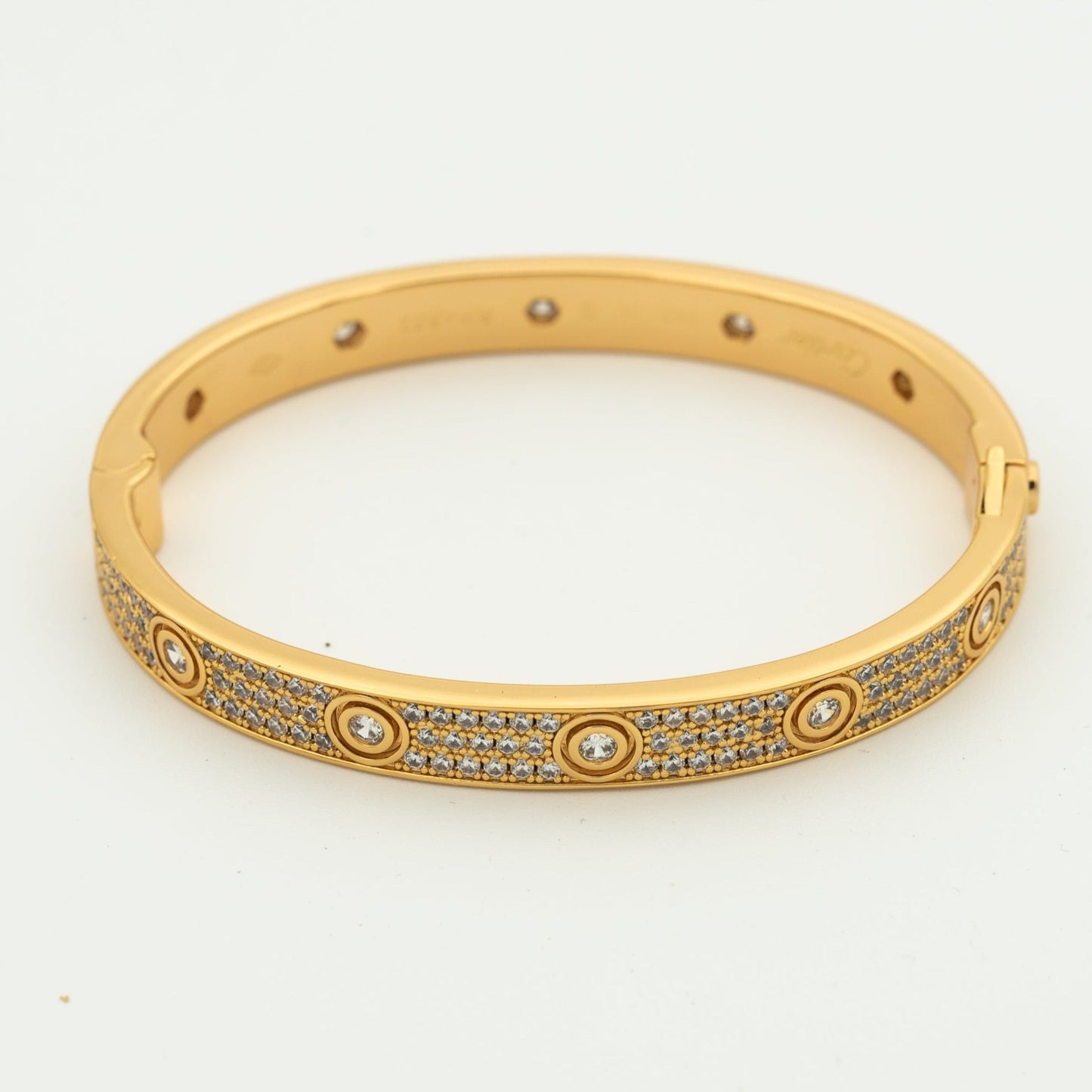 [Star Jewelry]LOVE BRACELET 6.1MM DIAMOND-PAVED 10 BIG DIAMONDS