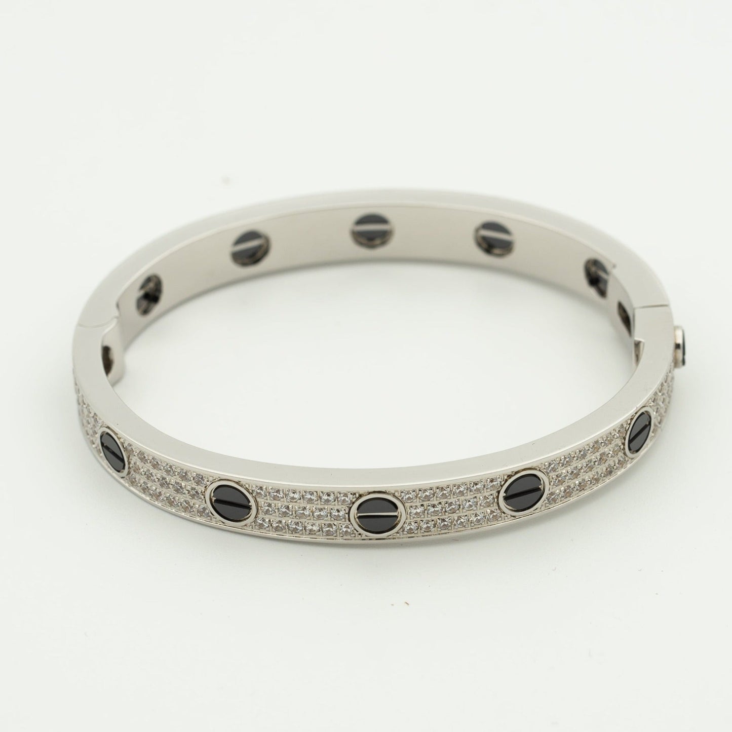 [Star Jewelry]LOVE BRACELET 6.1MM DIAMOND-PAVED CERAMIC