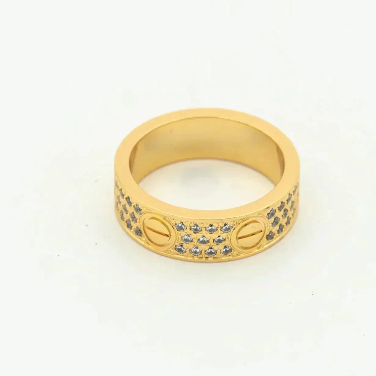 [Star Jewelry]LOVE RING 5.5MM DIAMONDS PAVED
