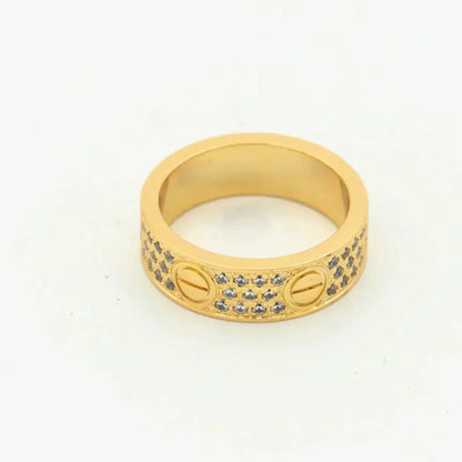 [Star Jewelry]LOVE RING 5.5MM DIAMONDS PAVED