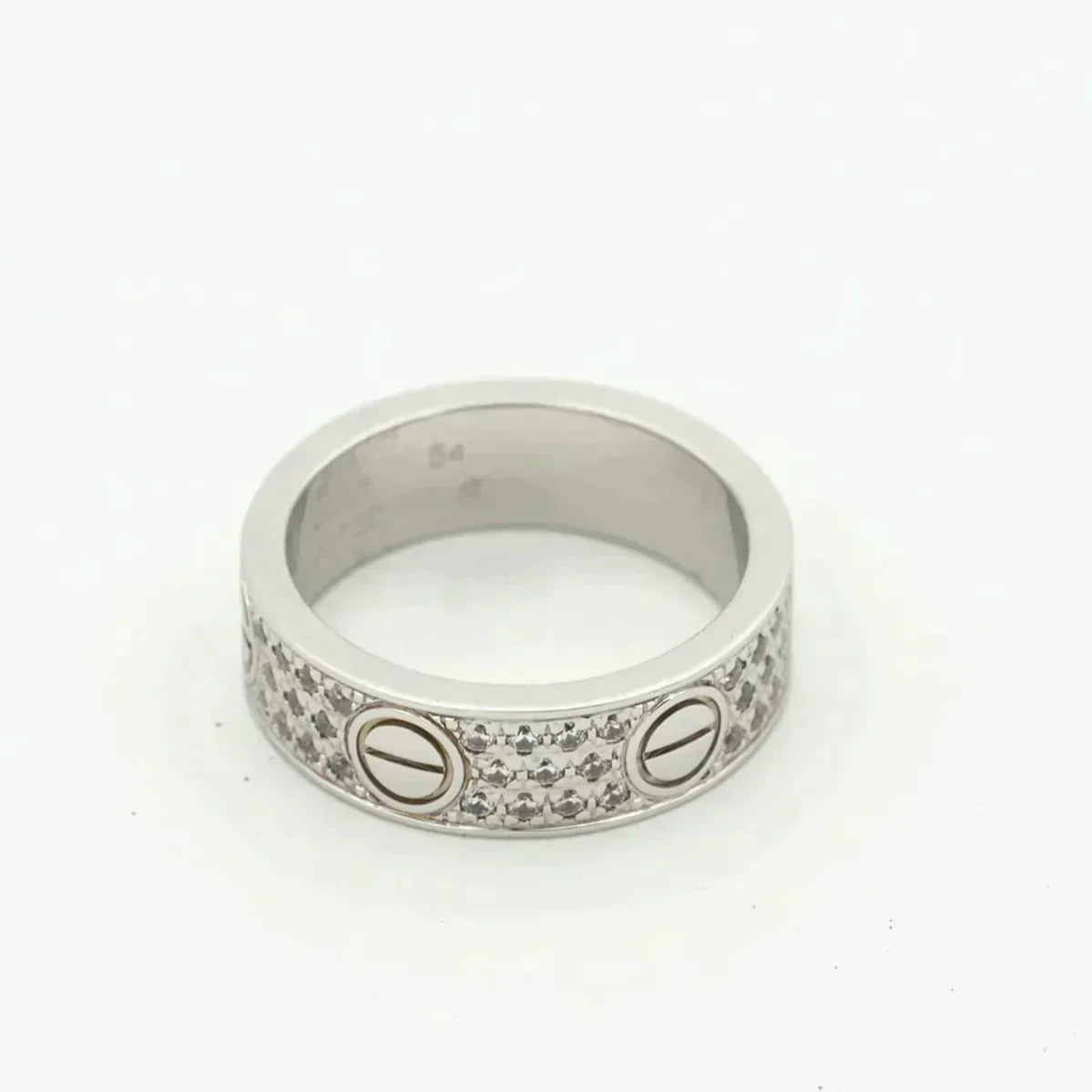[Star Jewelry]LOVE RING 5.5MM DIAMONDS PAVED