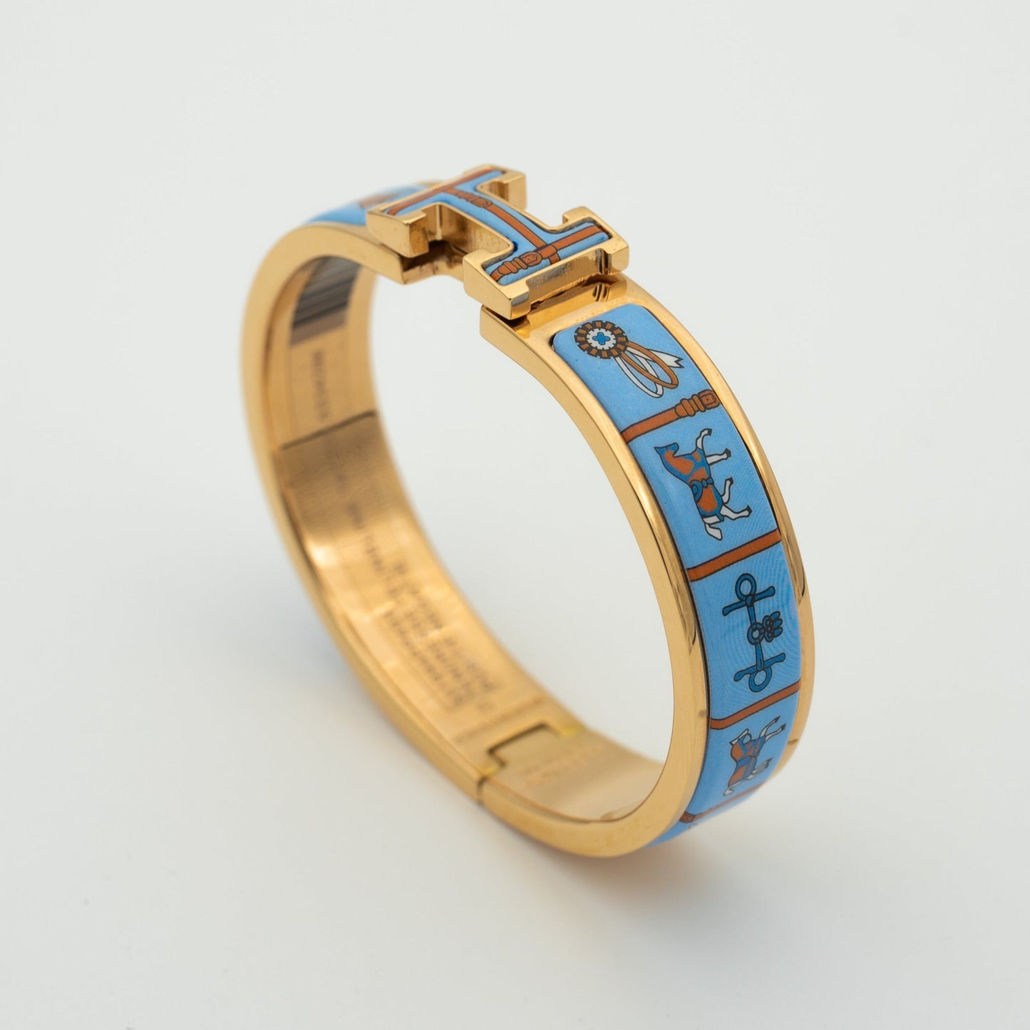[Star Jewelry]H PINK GOLD BRACELET BLUE CERAMIC