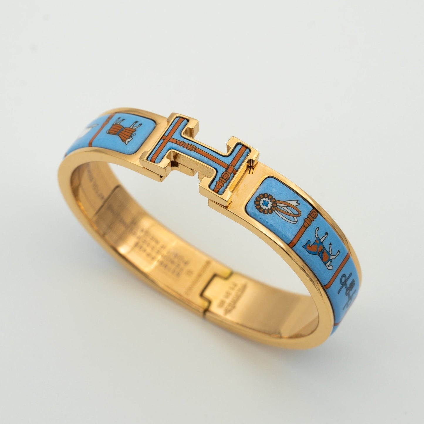 [Star Jewelry]H PINK GOLD BRACELET BLUE CERAMIC