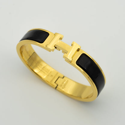 [Star Jewelry]H BLACK BRACELET