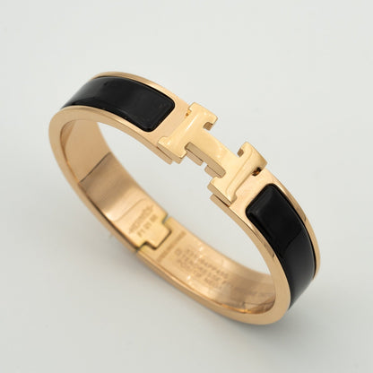 [Star Jewelry]H BLACK BRACELET