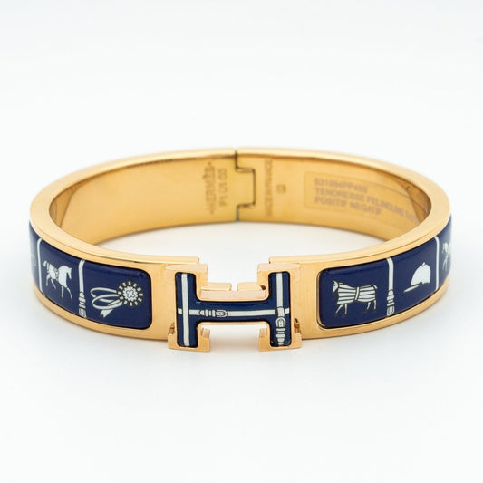 [Star Jewelry]H BRACELET BLUE CERAMIC