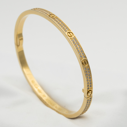 [Star Jewelry]LOVE BRACELET 3.65MM DIAMOND-PAVED