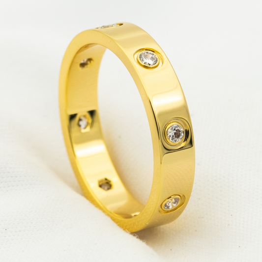 [Star Jewelry]LOVE RING 3.6MM 8 DIAMONDS