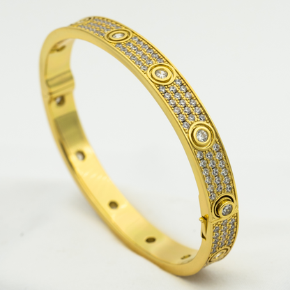 [Star Jewelry]LOVE BRACELET 6.1MM DIAMOND-PAVED 10 BIG DIAMONDS
