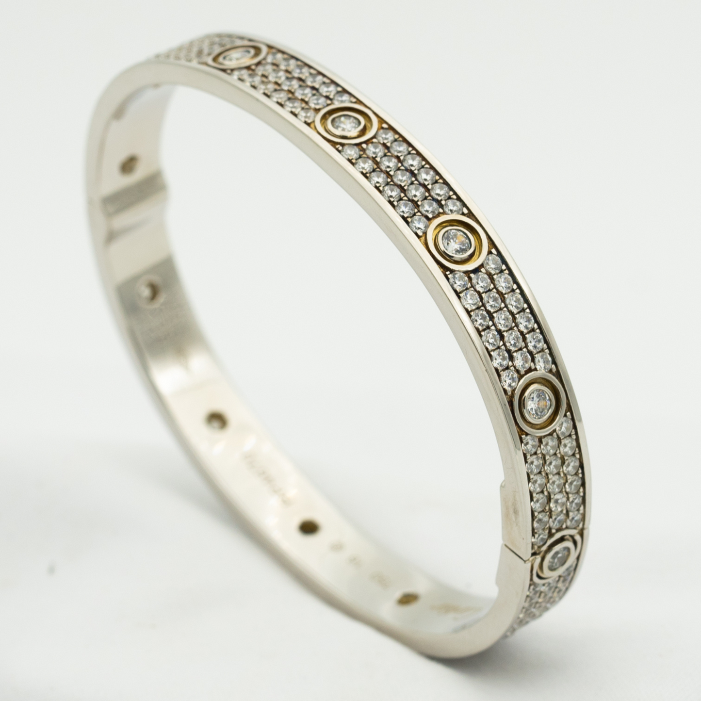[Star Jewelry]LOVE BRACELET 6.1MM DIAMOND-PAVED 10 BIG DIAMONDS
