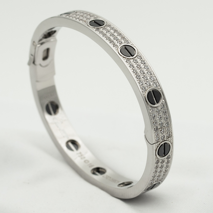 [Star Jewelry]LOVE BRACELET 6.1MM DIAMOND-PAVED CERAMIC