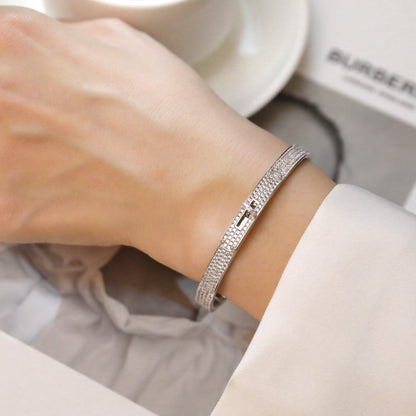 [Star Jewelry]KELLY BRACELET DIAMOND PAVED
