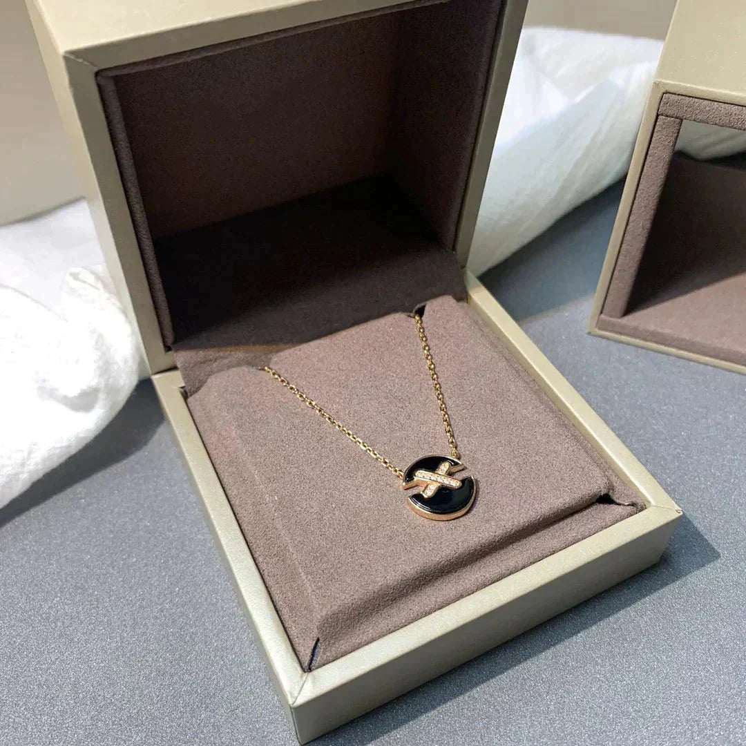 [Star Jewelry]JEUX DE ROSE GOLD DIAMOND NECKLACE