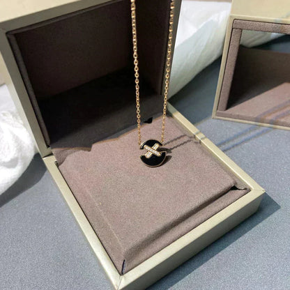 [Star Jewelry]JEUX DE ROSE GOLD DIAMOND NECKLACE