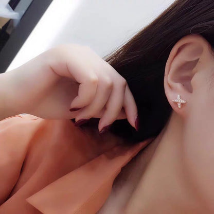 [Star Jewelry]JEUX DE GOLD DIAMOND EARRINGS