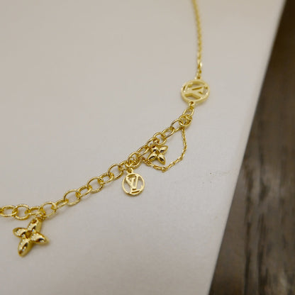 [Star Jewelry]BLOOMING SUPPLE NECKLACE BRASS