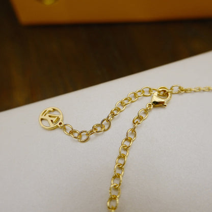[Star Jewelry]BLOOMING SUPPLE NECKLACE BRASS