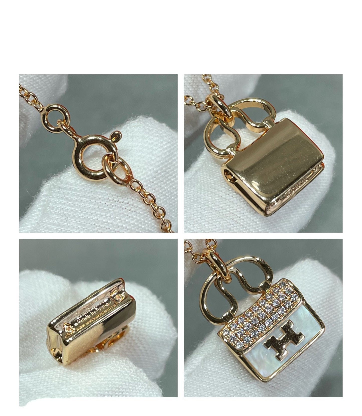 [Star Jewelry]H CIRCE MOISSANITE PENDANT NECKLACE GOLD