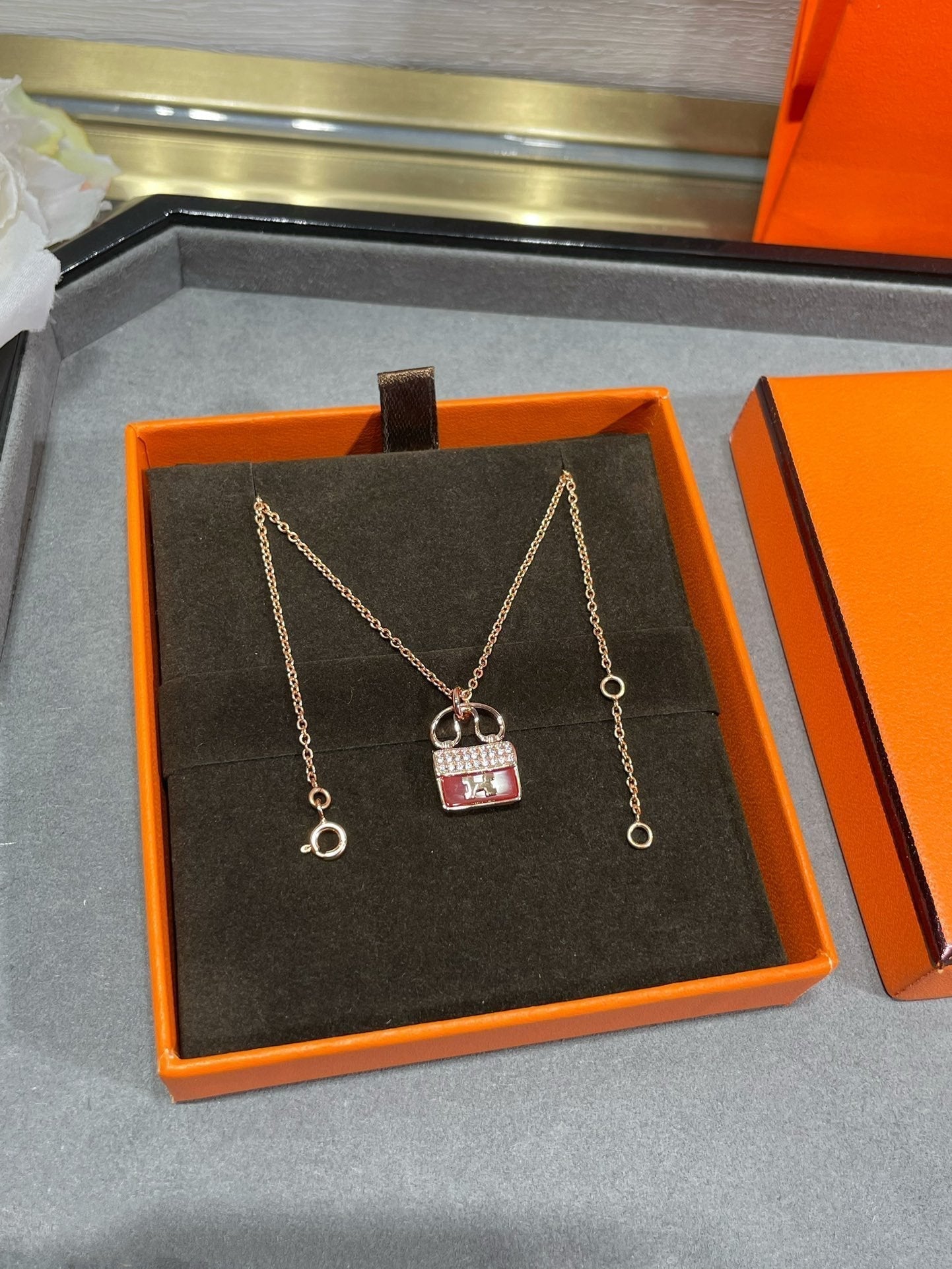 [Star Jewelry]H CIRCE MOISSANITE PENDANT NECKLACE GOLD