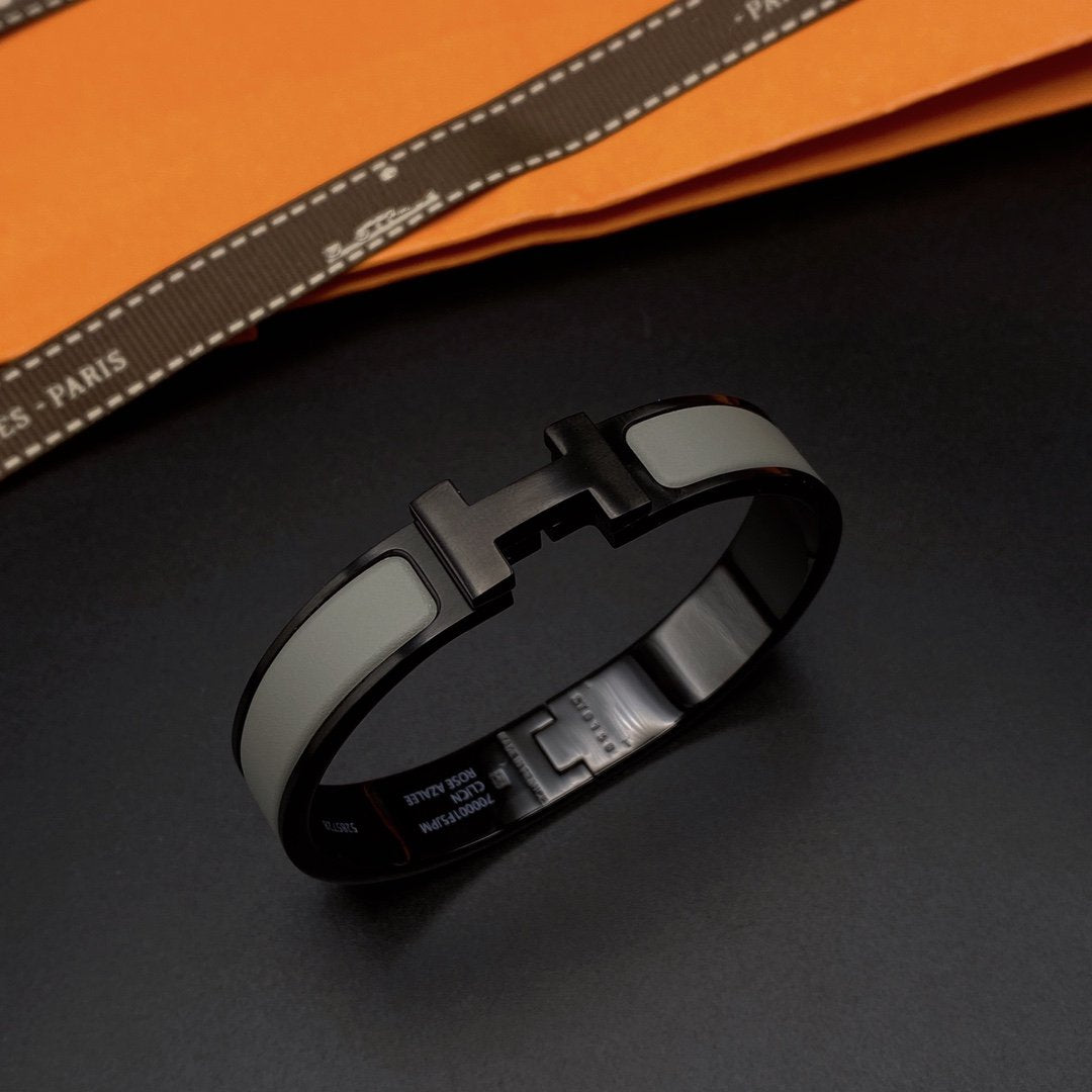 [Star Jewelry]CLIC HM SO BLACK GREY BRACELET