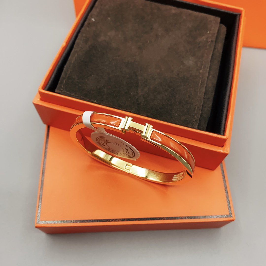 [Star Jewelry]CLASSIC HM CLIC RED 8MM ENAMEL BRACELET