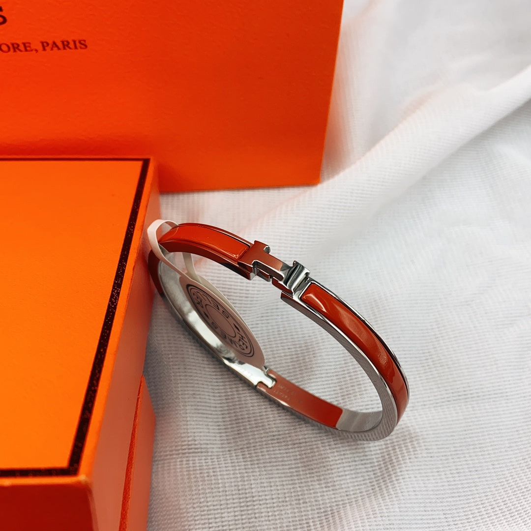 [Star Jewelry]CLASSIC HM CLIC RED 8MM ENAMEL BRACELET