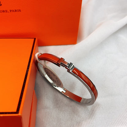 [Star Jewelry]CLASSIC HM CLIC RED 8MM ENAMEL BRACELET