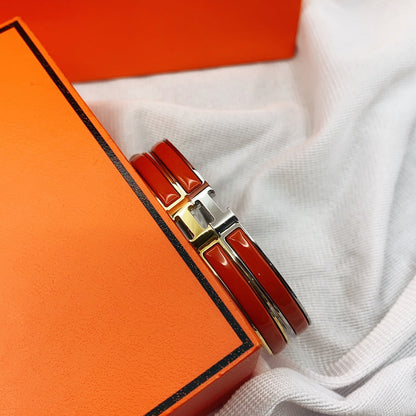 [Star Jewelry]CLASSIC HM CLIC RED 8MM ENAMEL BRACELET