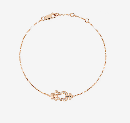 [Star Jewelry]FORCE 10 FULL DIAMOND BUCKLE CHAIN LINK MINI MODEL