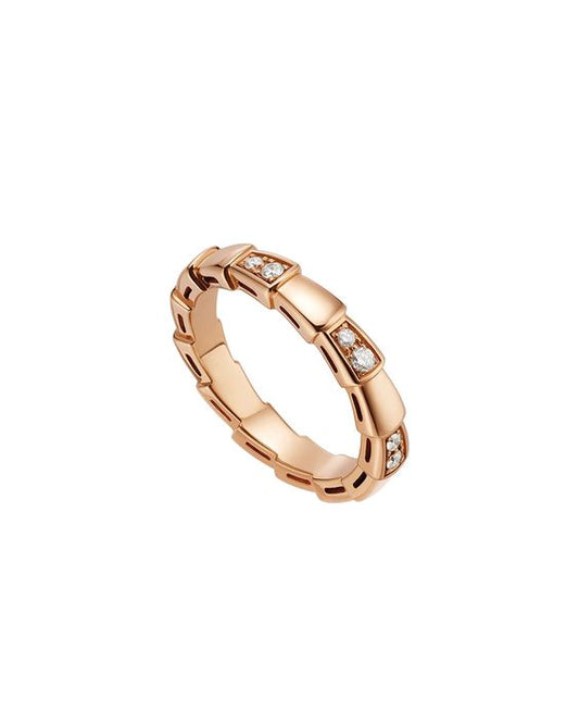 [Star Jewelry]SERPENTI RING PINK GOLD  3MM