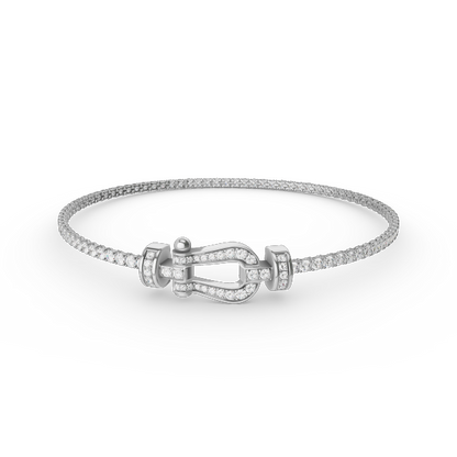 [Star Jewelry]FORCE  HORSESHOE  DIAMOND TENNIS BRACELET