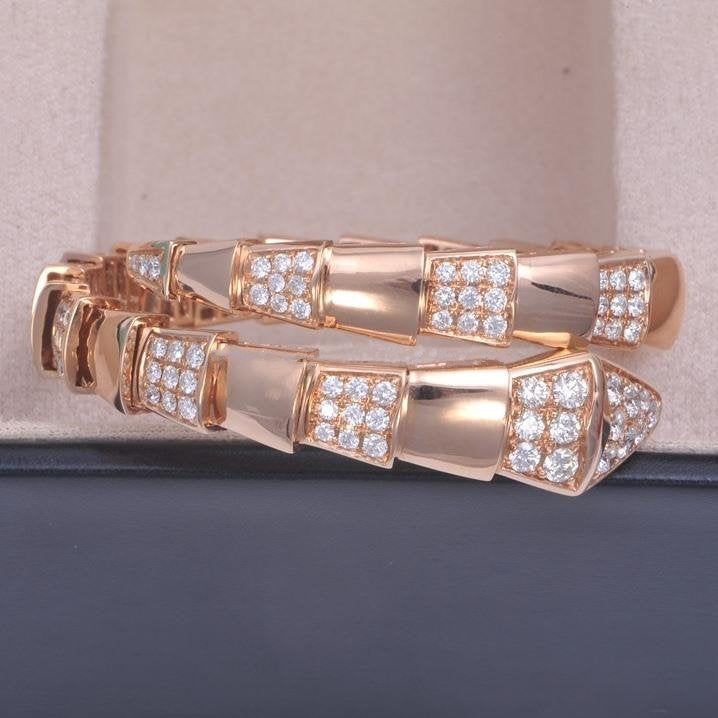 [Star Jewelry]SERPENTI BRACELET PINK GOLD DIAMOND