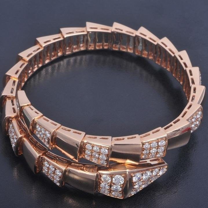 [Star Jewelry]SERPENTI BRACELET PINK GOLD DIAMOND
