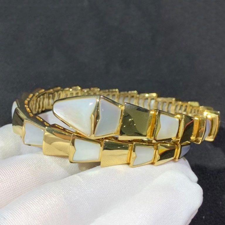 [Star Jewelry]SERPENTI BRACELET MOP GOLD