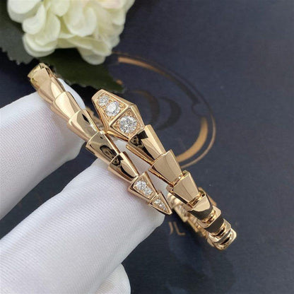 [Star Jewelry]SERPENTI BRACELET DIAMONDS PINK GOLD