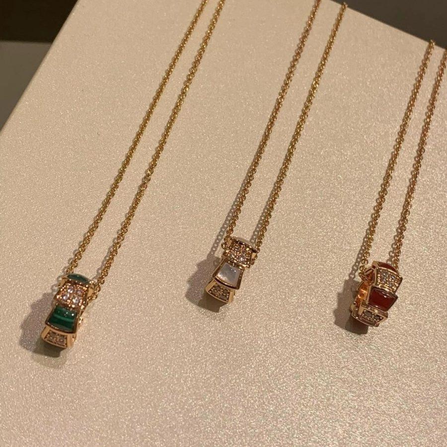 [Star Jewelry]SERPENTI PEDANT DIAMOND NECKLACE