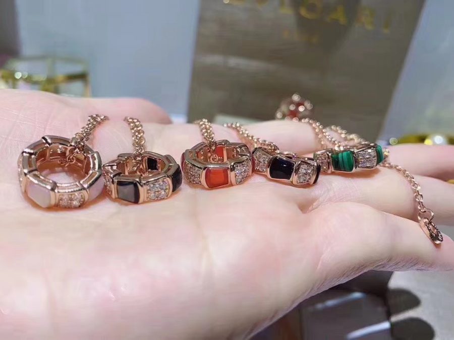 [Star Jewelry]SERPENTI PEDANT DIAMOND NECKLACE