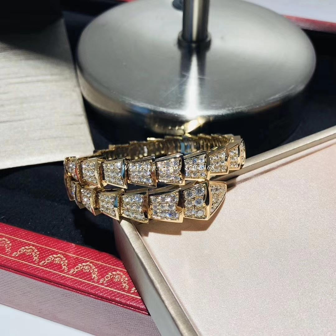 [Star Jewelry]SERPENTI BRACELET 8MM GOLD DIAMOND