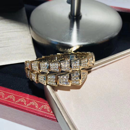 [Star Jewelry]SERPENTI BRACELET 8MM GOLD DIAMOND