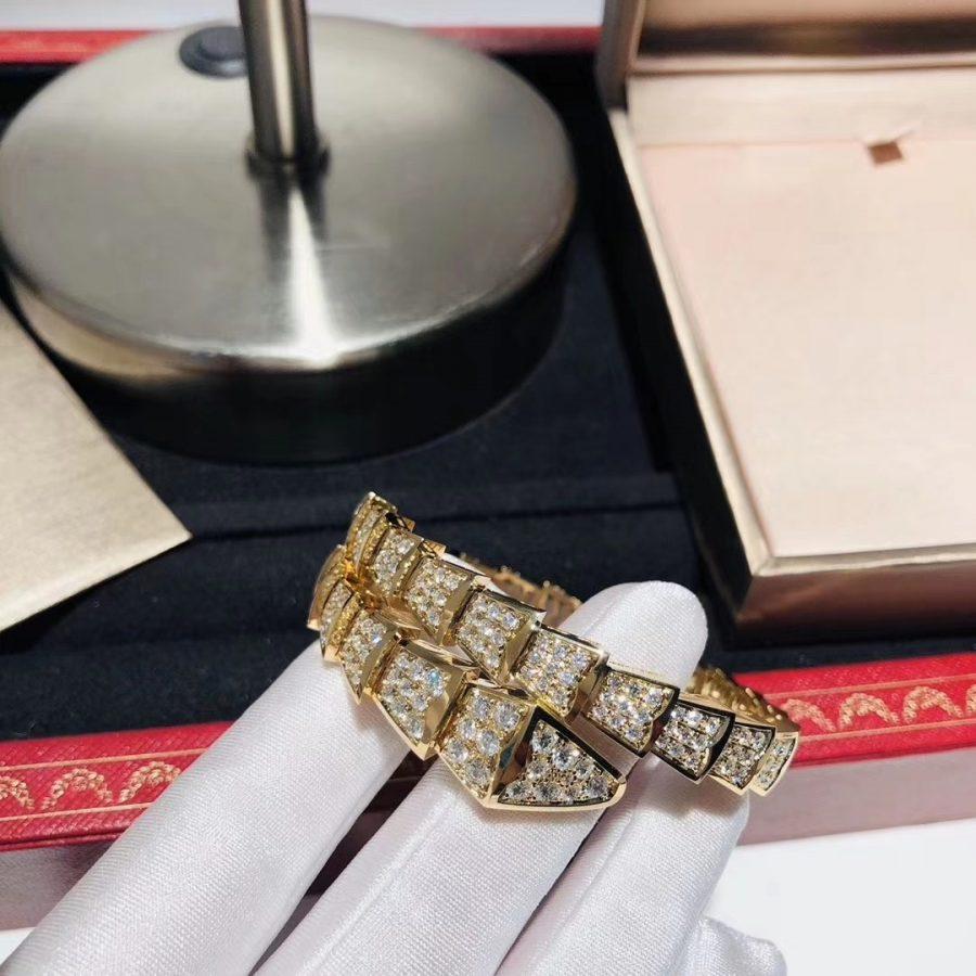 [Star Jewelry]SERPENTI BRACELET 8MM GOLD DIAMOND